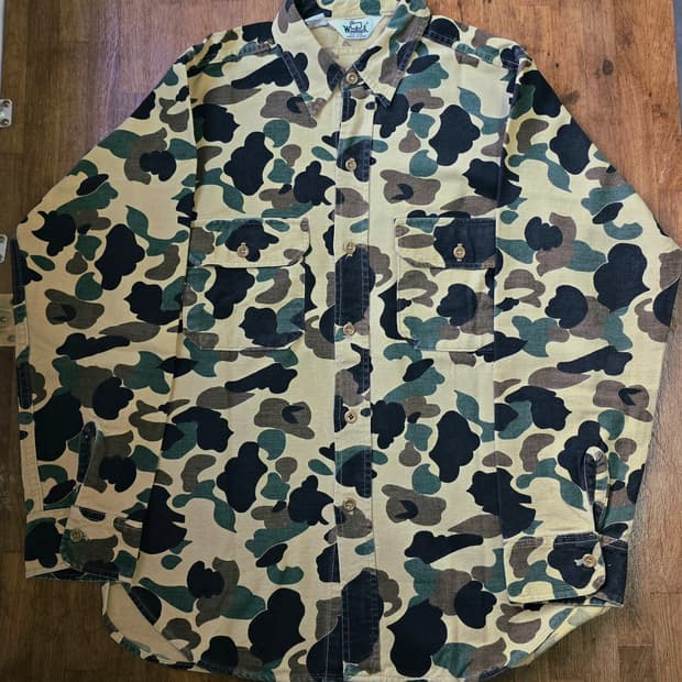 WOOLRICH 울리치 카모플라쥬 셔츠 MADE IN USA