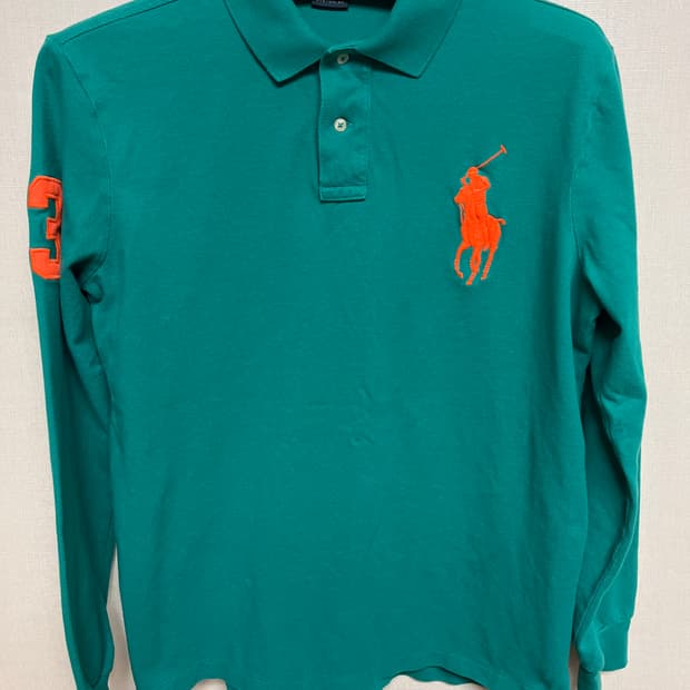 (L) 폴로 랄프로렌 빅포니 긴팔 PK 카라 티셔츠