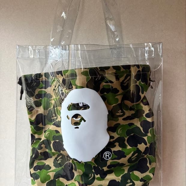 Bape 클리어 토트백 여름 토트백