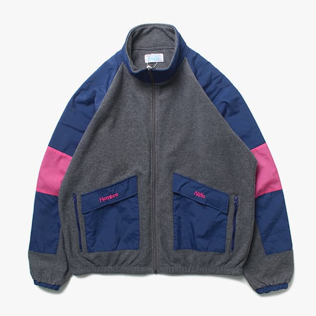  HOMBRE NINO "Grey Fleece Jacket"