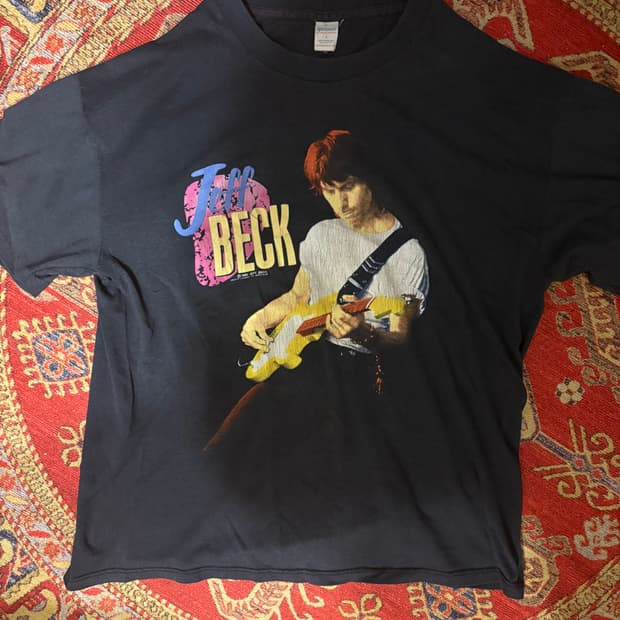 80s 제프백 빈티지 티셔츠