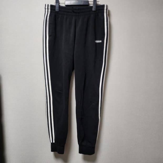 [L] 아디다스 기모 조거팬츠