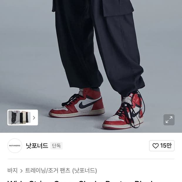 낫포너드 카고팬츠 L