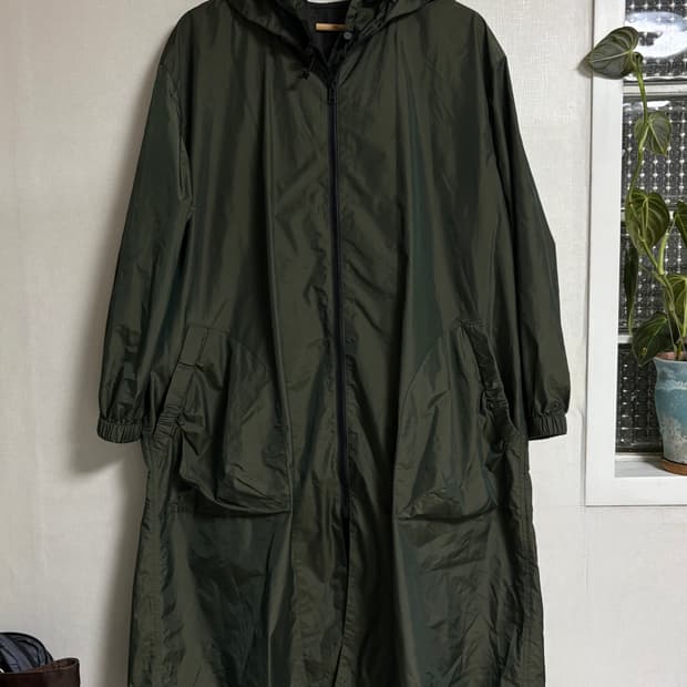 히로코코시노 바람막이 롱 점퍼 (생활방수)