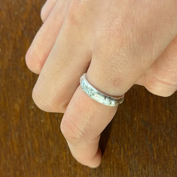 새상품 여성 신주 울퉁이 반지 