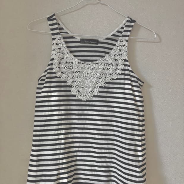 y2k 스트라이프 나시