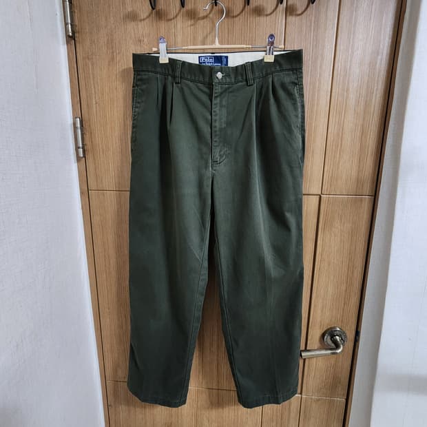 (33)폴로 90s HAMMOND PANT 치노 팬츠 카키
