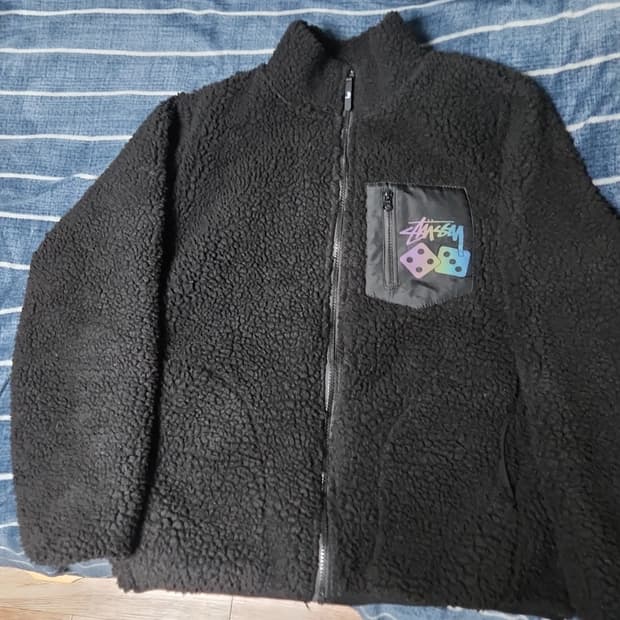 스투시 다이스 양털 플리스