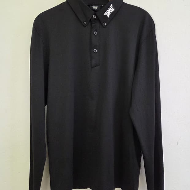 PXG 골프 긴팔 카라티 XL 블랙