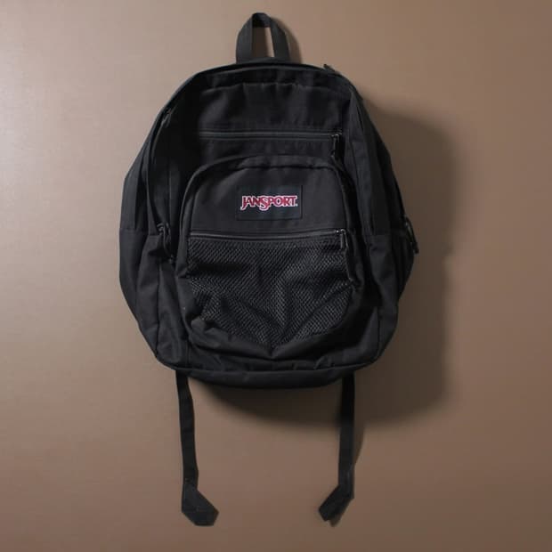 Jansport 잔스포츠 블랙 백팩 