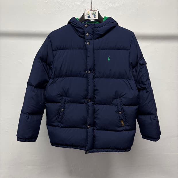 폴로 후디드 패딩