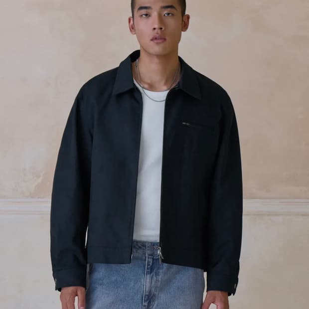 무신사 스탠다드 헤비웨이트 CP 워크 재킷 [네이비]