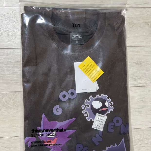 디스이즈네보댓x포켓몬 고오스 고우스트 팬텀 L팝니다