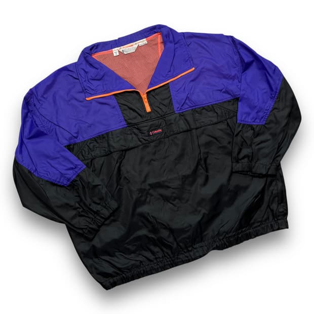 컬럼비아 90s Radial Sleeve 올드스쿨 빈티지 웜업