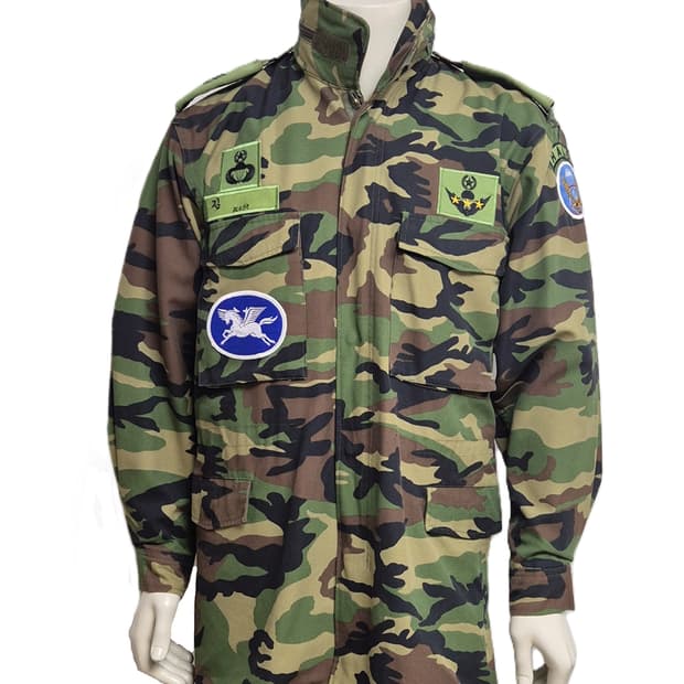 육군 구형 7공수특전여단 상사 중기형 야전상의 전투복 상의 자켓 (L)
