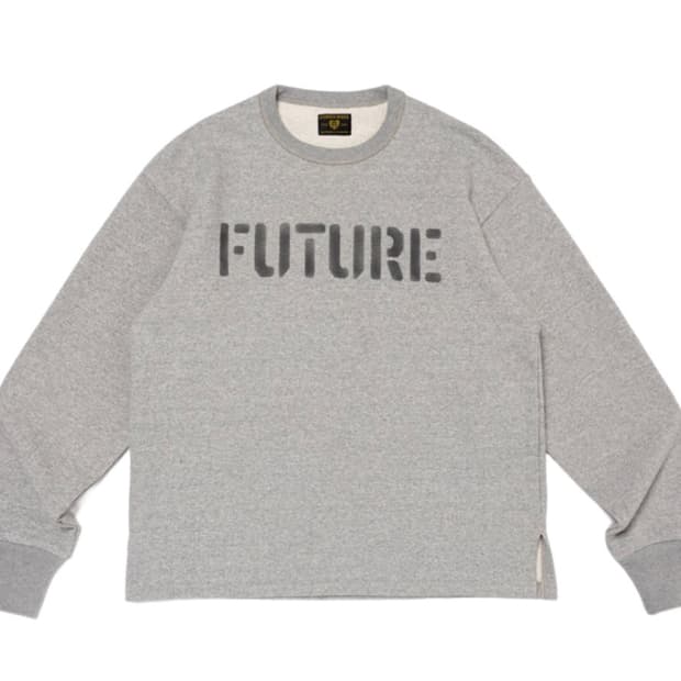 휴먼 메이드 밀리터리 스웨트셔츠 그레이