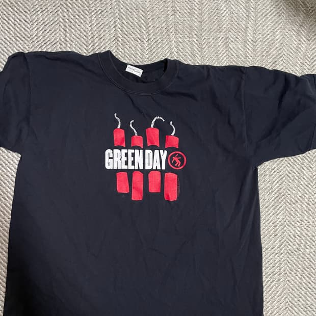 00s greenday 그린데이 티셔츠