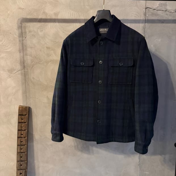 에디바우어 블랙와치 아웃도어 자켓 100