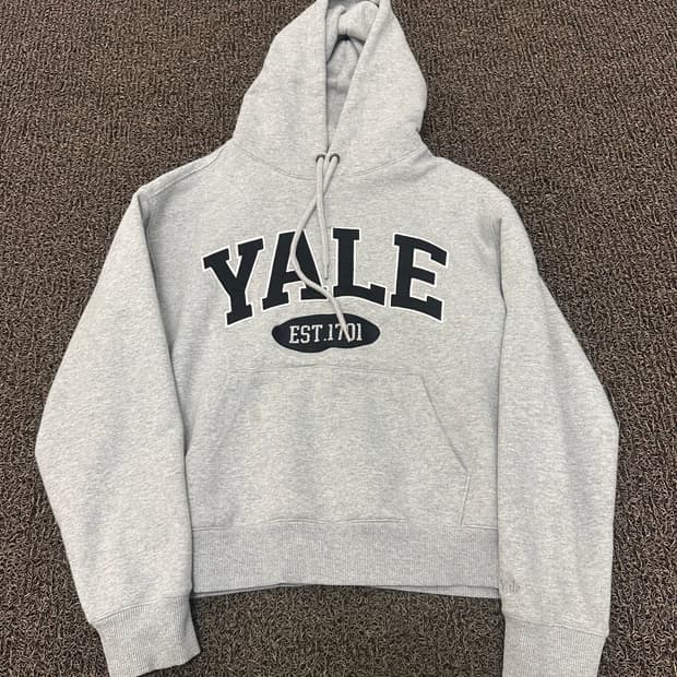 YALE 예일 여성 후드티셔츠 그레이 S