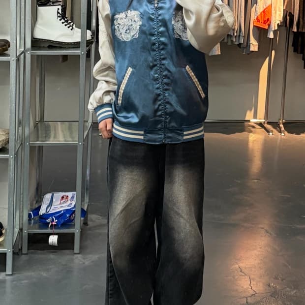 빈티지 자수 스카쟌 재킷 A1528