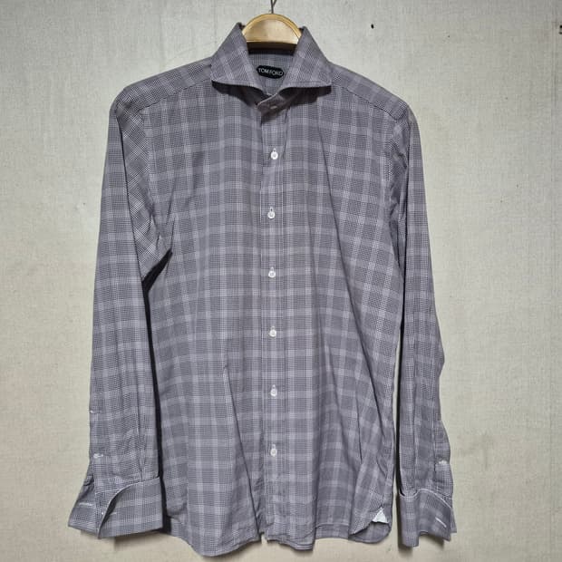 톰포드 체크셔츠(우리나라100 )