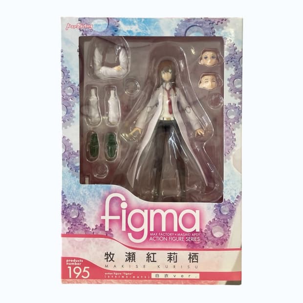 슈타인즈게이트 마키세 크리스 figma 피규어 백의 ver