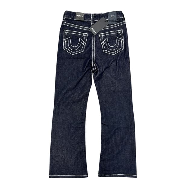 (새상품)트루릴리전 스티치 플레어 데님팬츠(27)