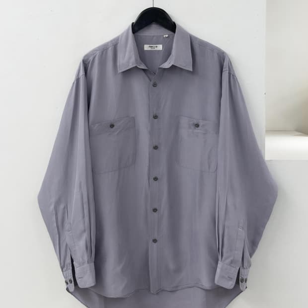 재팬 실크 셔츠