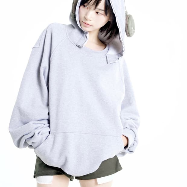 오스하이 헤드셋 후디 그레이