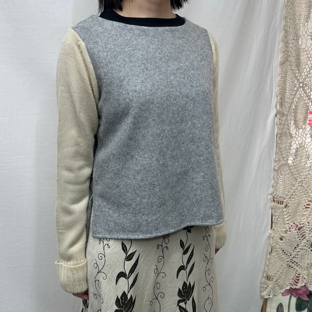 wool knit tee