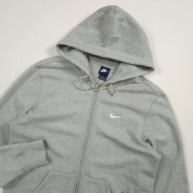 XL(105) 나이키 기본 후드집업 그레이