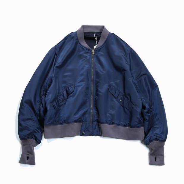 언라이클리 리버시블 l-2b 자켓