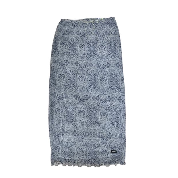 배디 PAISLEY MESH LOW RISE SKIRT
