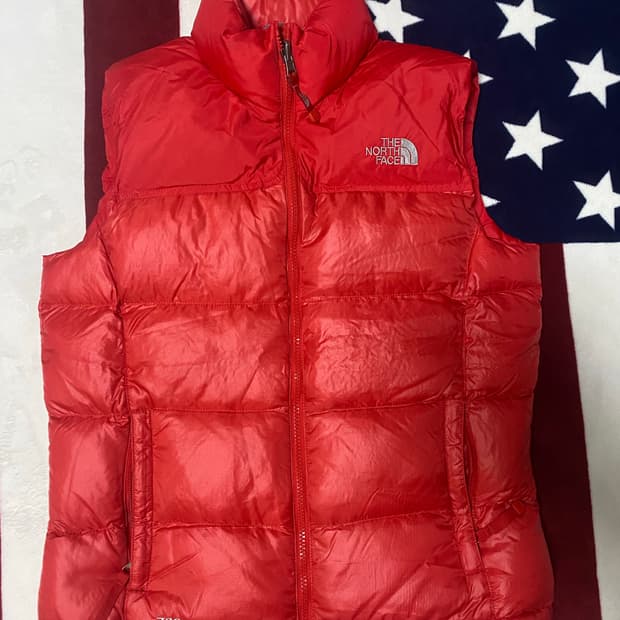 노스페이스 눕시 패딩조끼