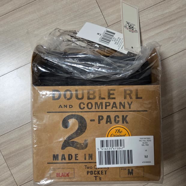 RRL 더블알엘 투팩 반팔 티셔츠 M (새제품)