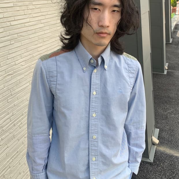 준야 와타나베 x 브룩스 브라더스 패치워크 셔츠