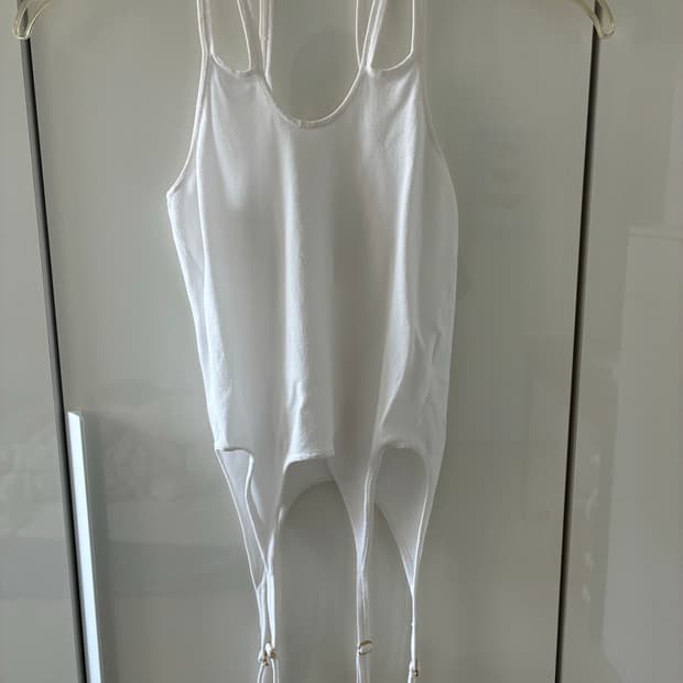 Dion Lee 디온 리 — 가터 스트레치 저지 탑