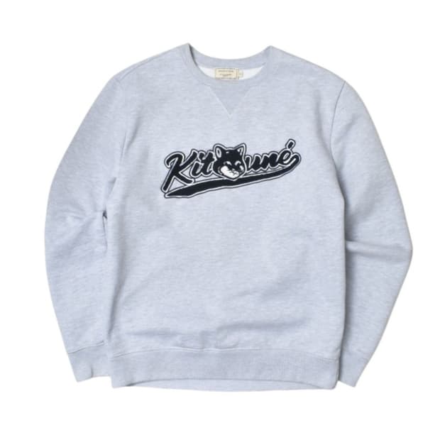 메종키츠네 바시티 폭스 맨투맨 스웻셔츠 XL