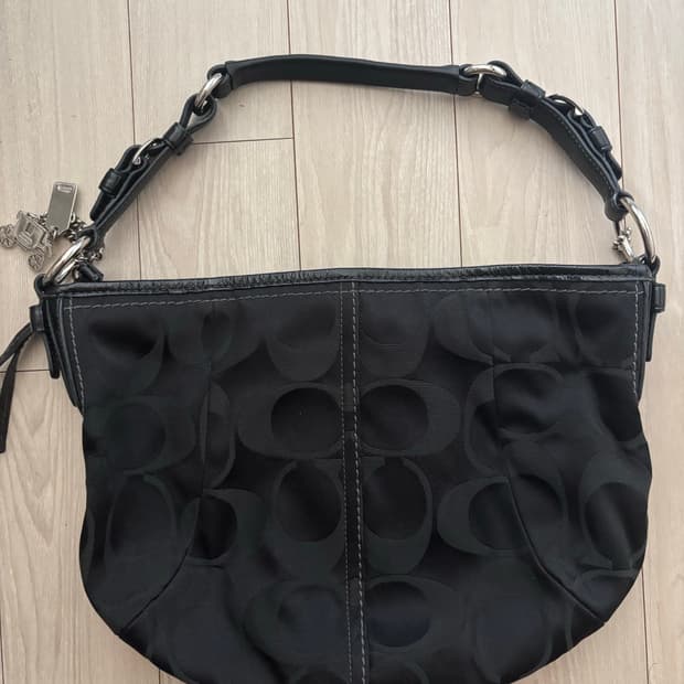 Y2k 빈티지 코치 숄더백 토트백 블랙 미사용