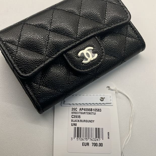 샤넬 지퍼포켓 블랙 