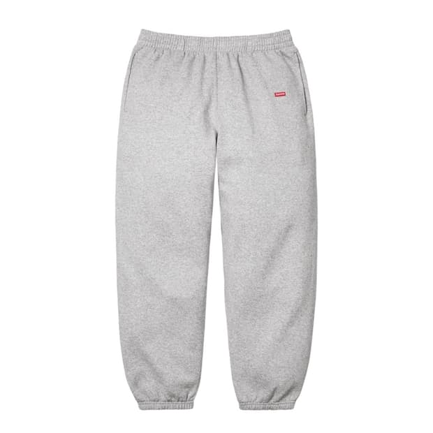 [L] 25fw 슈프림 스몰 박스 스웨트팬츠 헤더 그레이