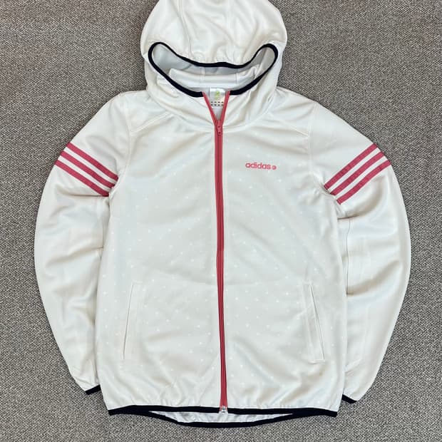 아디다스 화이트핑크 져지