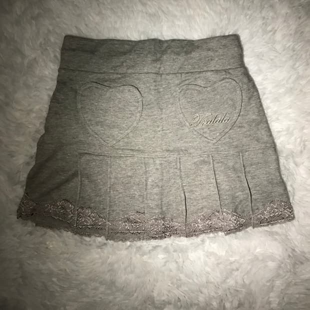 tralala grey banding skirt