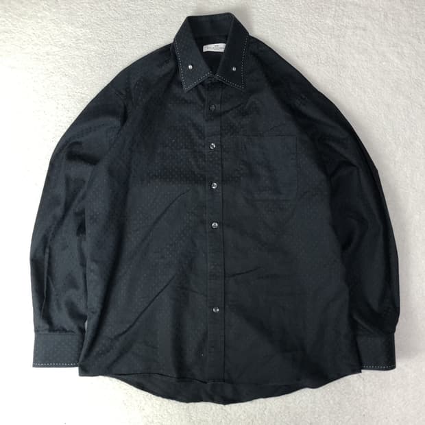 발렌시아가 스티치 디테일 셔츠 