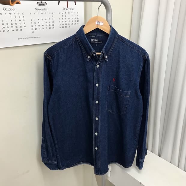폴로 데님 셔츠