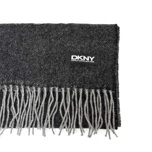 DKNY 캐시미어 블렌드 프린지 머플러