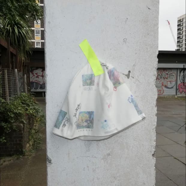 타입서비스HIROMI X TSW Graphic Beanie [White]