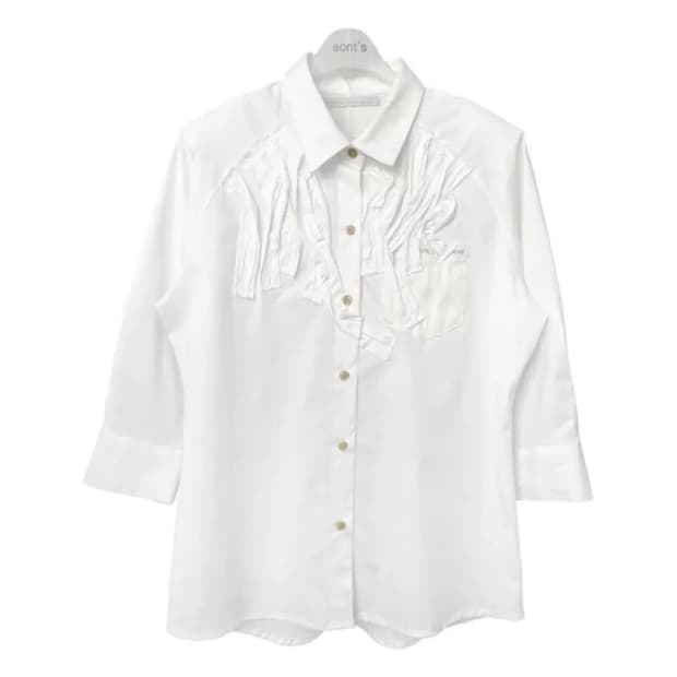 에옹쓰 프릴 셔츠 eonts frill shirt
