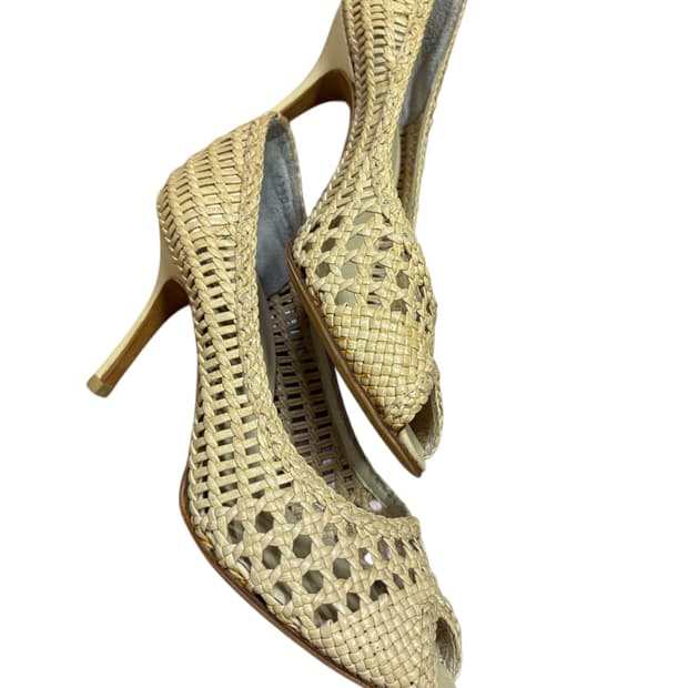 GINZA Kanematsu 빈티지 펌프스 힐 230