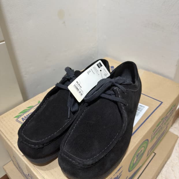 새상품)gu 리얼레더 모카신 블랙 260 